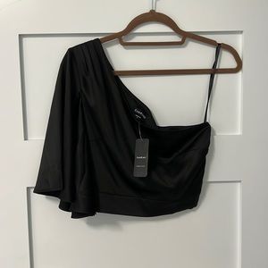 One shoulder top, size 2
